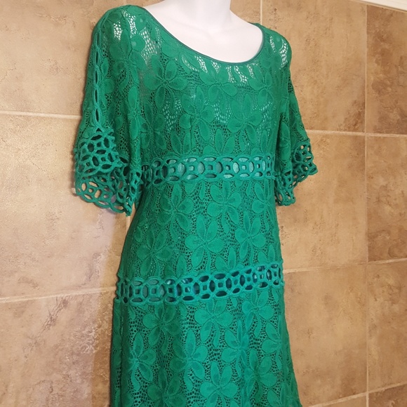 Laundry by Shelli Segal Crochet Dress Size 4 - Picture 2 of 7